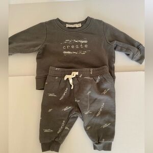 Baby Outfit Mother’s‎ Promise Gray Sweatshirt Set Create Artistic 3-6 Months